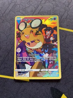 Dedenne TG07/TG30 Brilliant Stars Trainer Gallery Full Art Holo Pokemon Card NM - Image 1