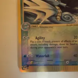 Pokemon Seadra Dragon 40/97 Reverse Holo Uncommon English 70 HP Stage 1 - Image 3