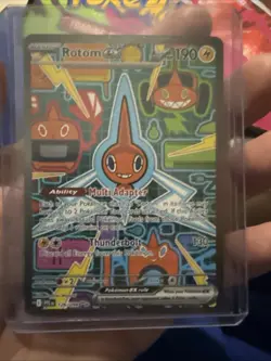 Rotom ex 126/094 SIR Full Art Holo Pokemon Mega Evolution Phantasmal Flames - Image 1