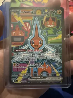 Rotom ex 126/094 SIR Full Art Holo Pokemon Mega Evolution Phantasmal Flames - Image 2