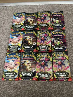 Pokemon TCG Perfect Order Booster Packs X12 New Sealed - Image 1