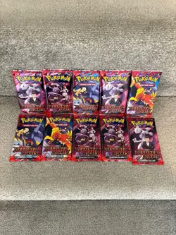 Pokemon TCG Destined Rivals Booster Packs - X10 - New and Fully Sealed - Image 1