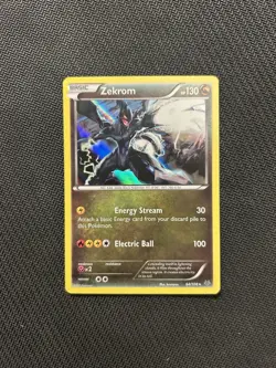 Pokemon TCG Zekrom 64/108 Roaring Skies Holo! MP Condition! See Description! - Image 1