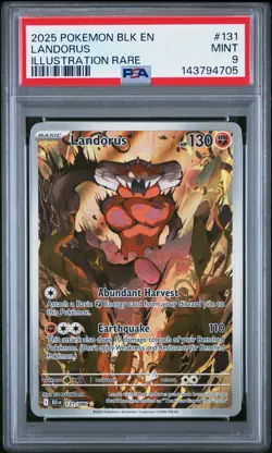 Pokemon TCG Landorus 131/086 Black Bolt! PSA 9! - Image 1