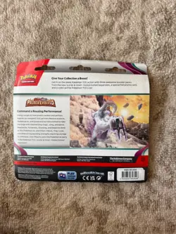 Pokemon TCG Paldea Evolved Triple Blister Varoom Promo New & Sealed - Image 2