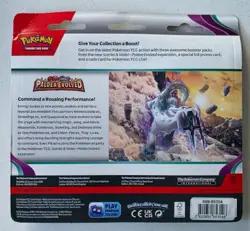 Pokemon TCG Paldea Evolved Triple Blister Varoom Promo New & Sealed - Image 2