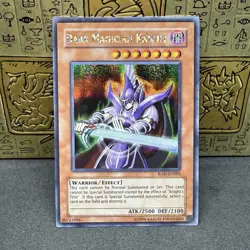 Yugioh Dark Magician Knight ROD-EN001 Prismatic Secret Rare Promo NM - Image 1