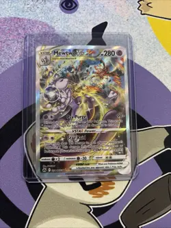 2023 Pokemon Crown Zenith Mewtwo VSTAR GG44/GG70 Galarian Gallery Full Art NM - Image 1