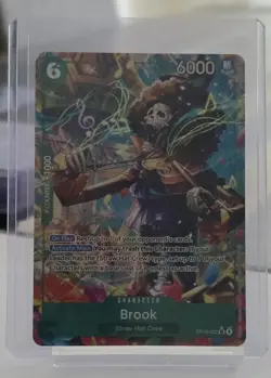One Piece TCG Brook OP15-032 SR - Alt Art - Adventure on Kami's Island- NM - Image 3