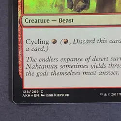 MTG - 1x Desert Cerodon - Amonkhet - NM - Foil - Red - Magic The Gathering CCG - Image 3