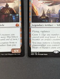 MTG - 2x Heart of Kiran - Aether Revolt - NM/LP - Mythic - Magic The Gathering - Image 4