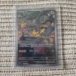 Pokemon Pikachu TCG Scarlet Violet-151 Holo Card 173/165 Illustration Rare IR - Image 1