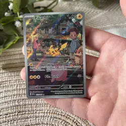 Pokemon Pikachu TCG Scarlet Violet-151 Holo Card 173/165 Illustration Rare IR - Image 3