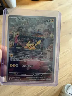 Pokemon Pikachu TCG Scarlet & Violet 151 Card 173/165 Holo Illustration Rare - Image 1