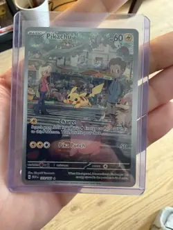 Pokemon Pikachu TCG Scarlet & Violet 151 Card 173/165 Holo Illustration Rare - Image 3