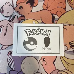 Kakuna #014 - 2022 Pokemon Indigo League Sticker Set (Peru) - Image 2