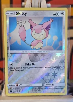 Pokemon TCG Skitty Celestial Storm 120/168 Reverse Holo Common - Image 1