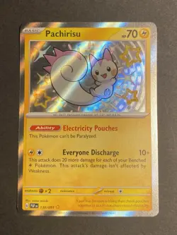 Pachirisu 138/091 - Shiny Rare - Paldean Fates - Pokemon Card TCG - Image 2
