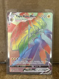 Pokemon TCG Tapu Koko VMAX Sword & Shield - Battle Styles 166/163 Holo Secret... - Image 1