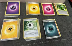 Massive 433 Pokemon Card Lot Energy,Trainers,Vstar,separators 2014-24 W/tin - Image 4