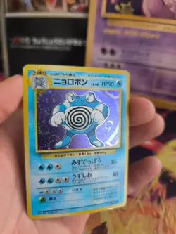 Pokemon Karte Card Quappo Poliwrath Expansion Base Set Holo Wotc japanese Exc- - Image 4