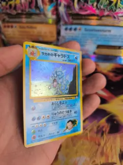 Pokemon Karte Card Giovanni's Gyarados Gym Challenge 1998 Holo Wotc japanese LP - Image 4