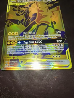 Jumbo Card Pikachu & Zekrom GX SM248 Black Star Promo Pokemon Card NM - Image 3