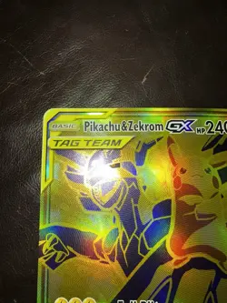 Jumbo Card Pikachu & Zekrom GX SM248 Black Star Promo Pokemon Card NM - Image 5