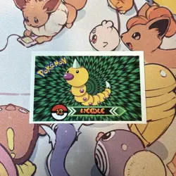 Weedle #013 - 2022 Pokemon Indigo League Sticker Set (Peru) - Image 1