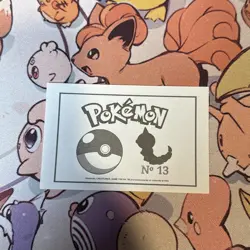 Weedle #013 - 2022 Pokemon Indigo League Sticker Set (Peru) - Image 2