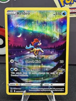 Keldeo Crown Zenith Galarian Gallery Holo Rare Card GG07/GG70 NM Mint Condition - Image 1