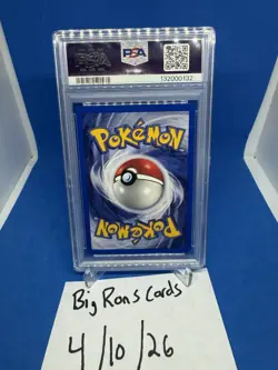 2000 Pokemon Gym Heroes Lt Surge’s Fearow Holo Card PSA 6 #7 - Image 2