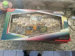 Pokemon Lucario Ex & Tyranitar Ex Premium Collection Prismatic Ev. IN HAND - Image 1