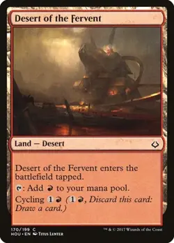 Desert of the Fervent - Foil HOU NM MTG - Image 1