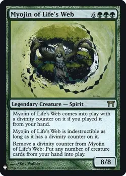 Myojin of Life's Web - Foil The List NM MTG - Image 1