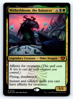 Witherbloom, the Balancer FOIL Land- Secrets of Strixhaven - MTG - Image 1