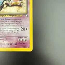 Slowking 14/111 Holo Rare Neo Genesis Pokemon Card - Image 5