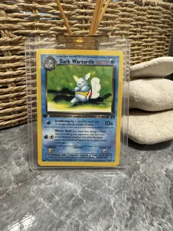 Pokemon TCG Team Rocket Dark Wartortle 1st Edition 46/82 NM/Mint - Image 1