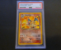 1999 Pokemon Base Set Charizard (Unlimited) Holo #4 PSA 3 VG – WOTC - Image 1