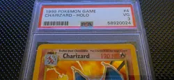 1999 Pokemon Base Set Charizard (Unlimited) Holo #4 PSA 3 VG – WOTC - Image 2
