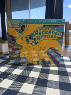 Pokemon Mega Evolution Ascended Heroes Elite Trainer Box Dragonite Zekrom - Image 1