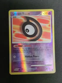 Pokemon TCG Unown D Diamond & Pearl 68/130 Holo DMG - Image 1