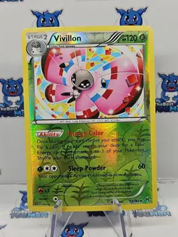 Vivillon - 15/162 - Pokemon XY - BREAKthrough - Reverse Holo - LP - Image 1