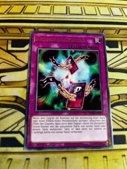 Yugioh Ketten-Fallgrube MP20-DE083 RARE - Image 1