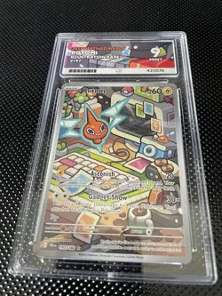 Pokemon TCG Rotom 197/182 Destined Rivals Full Art Holo Card ACE 9 - Image 1
