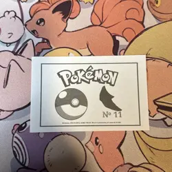 Metapod #011 - 2022 Pokemon Indigo League Sticker Set (Peru) - Image 2