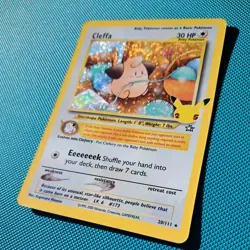 Cleffa 20/111 Celebrations: Classic Collection NM Pokemon card 25th stamped - Image 3