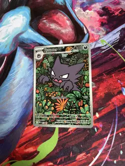 Pokemon TCG Haunter MEP 027 Full Art Black Star Promo Mega Evolution - Image 2