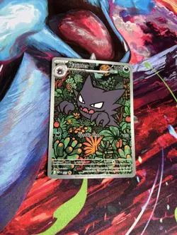 Pokemon TCG Haunter MEP 027 Full Art Black Star Promo Mega Evolution - Image 3