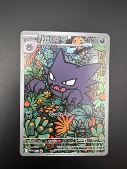 Pokemon TCG MEP Black Star Promo Haunter Card 027 LP+ Condition - Image 1